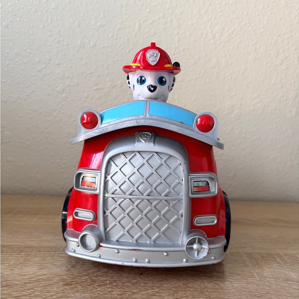 Paw patrol Marshall fire truck IonIx Jr large Lego style toy